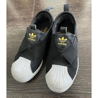 アディダス(adidas)のadidas スリッポン シューズ ⭐︎ 黒 22.0cm(スニーカー)