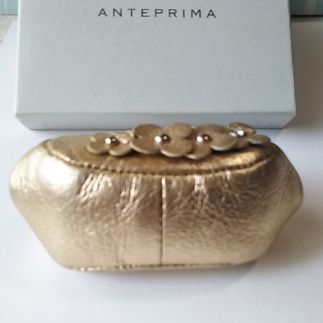 ANTEPRIMA(アンテプリマ)のアンテプリマ(ANTEPRIMA)マッツェット がま口小銭入れシャンパンゴールド レディースのファッション小物(財布)の商品写真