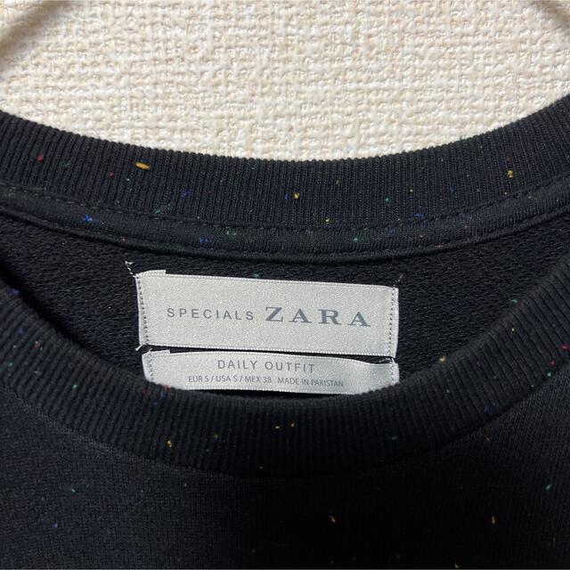 ZARA(ザラ)のザラ　ピリング加工スウェット　コットン100% マルチカラー メンズのトップス(スウェット)の商品写真