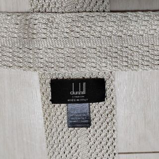 ダンヒル(Dunhill)の【美品】ニットタイ　 ネクタイ　ダンヒル　dunhill　Cotton100%(ネクタイ)