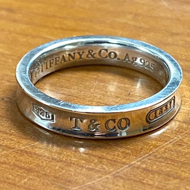 Tiffany & Co. - ティファニー 1837 ナローリング 14号 シルバー