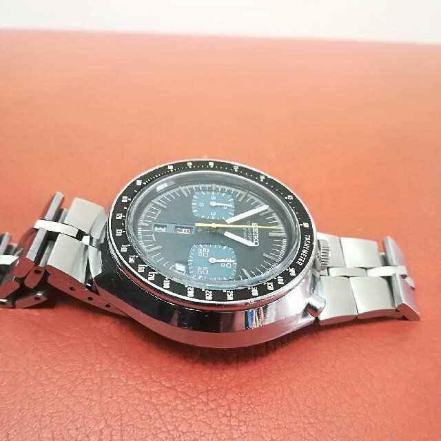 SEIKO(セイコー)のSEIKO Speed-Timer  6138-0040   黒馬　1976年製 メンズの時計(腕時計(アナログ))の商品写真