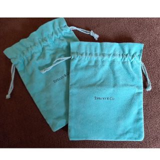 ティファニー(Tiffany & Co.)のティファニー巾着袋　2個セット(ポーチ)