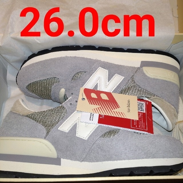 【26.0cm】New Balance M990TA1 Gray 最安値