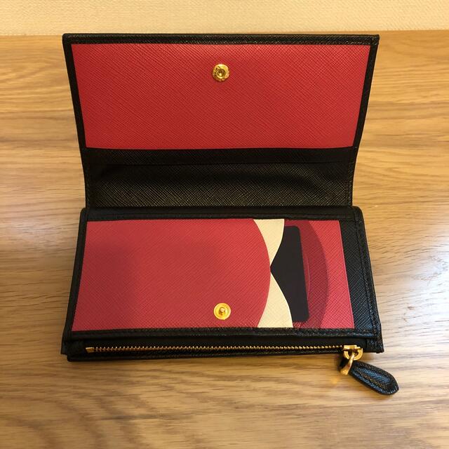 PRADA(プラダ)の【新品未使用】PRADA プラダ　サフィアーノレザー財布 レディースのファッション小物(財布)の商品写真