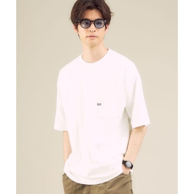 UNITED ARROWS green label relaxing(ユナイテッドアローズグリーンレーベルリラクシング)のLivelihood オーガニック ロゴ Tシャツ ＃ メンズのトップス(Tシャツ/カットソー(半袖/袖なし))の商品写真