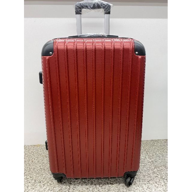 キャリーケース 赤 sサイズ 新品 【拡張機能】機内持ち込み 軽量