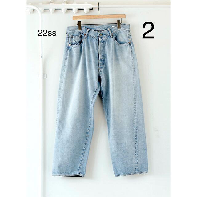 注文割引 新品未使用タグ付きcomoli 5 pocket denim 22SS ブリーチ asakusa.sub.jp