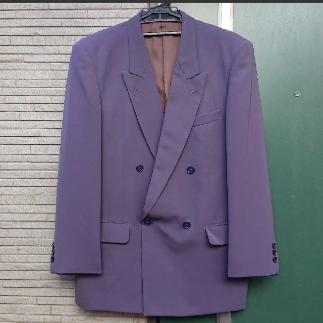 パープル 紫 セットアップ ダブルスーツ noonaesthetics.com