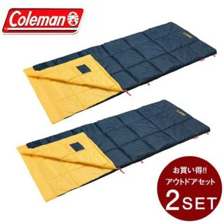 コールマン(Coleman)のコールマン 封筒型シュラフ パフォーマーIII C10 イエロー(寝袋/寝具)