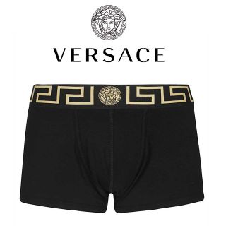 ヴェルサーチ(VERSACE)の1 VERSACE ブラック アンダーウェア ボクサーパンツ size 4(ボクサーパンツ)