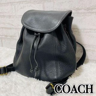 コーチ(COACH)の【美品】OLD COACH リュック  ソノマ レザー  ダークグレー 4911(リュック/バックパック)