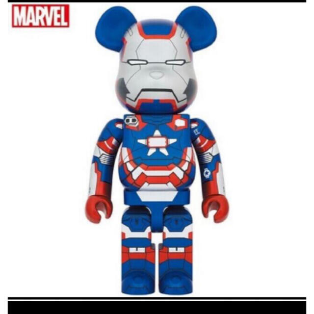 MEDICOM TOY(メディコムトイ)の「BE@RBRICK IRON PATRIOT 1000％」 エンタメ/ホビーのおもちゃ/ぬいぐるみ(キャラクターグッズ)の商品写真