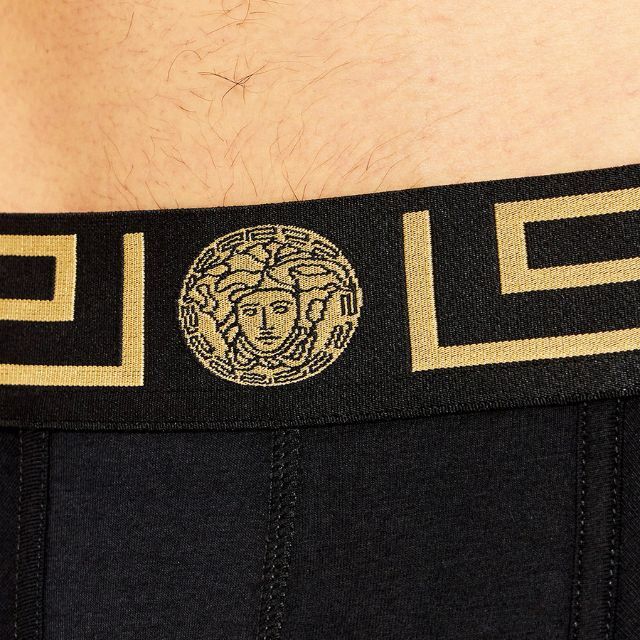 VERSACE(ヴェルサーチ)の2 VERSACE アンダーウェア ボクサーパンツ 2枚セット size 3 メンズのアンダーウェア(ボクサーパンツ)の商品写真