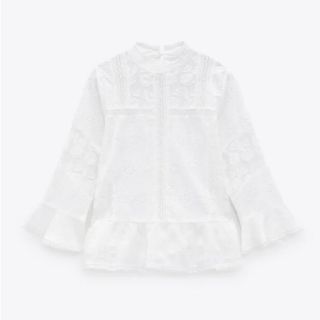 ザラ(ZARA)のZARA レース ブラウス(シャツ/ブラウス(長袖/七分))