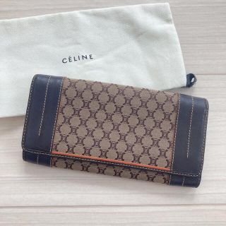 セリーヌ(celine)の【当時物】CELINE セリーヌ レディース 総柄 トリオンフ 長財布 折り財布(財布)