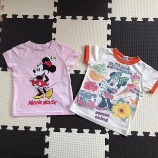 ディズニー(Disney)の女の子　夏服　二枚セット　110 (Tシャツ/カットソー)