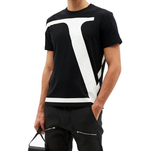 VALENTINO(ヴァレンティノ)の7 VALENTINO WV3MG10V7LR ロゴ Tシャツ size M メンズのトップス(Tシャツ/カットソー(半袖/袖なし))の商品写真