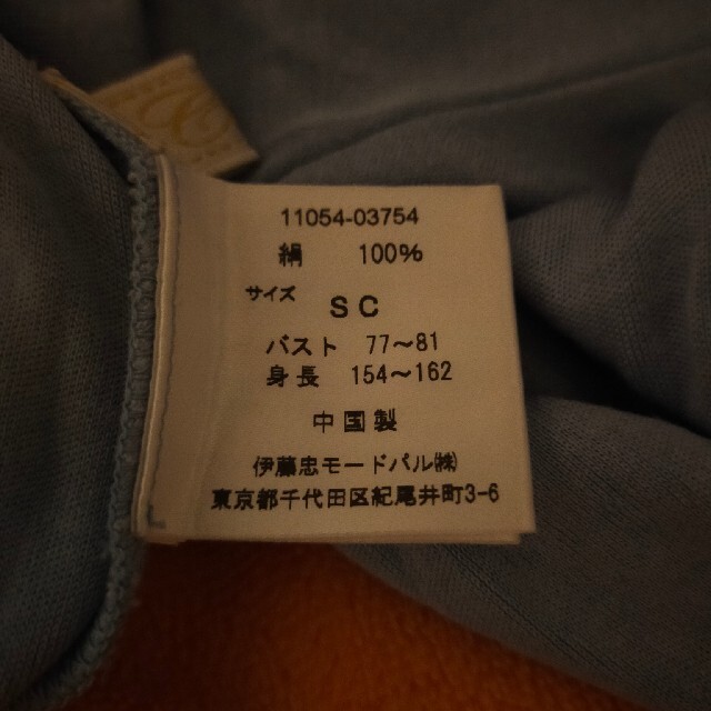 ジャージープルオーバー　シルク レディースのトップス(カットソー(長袖/七分))の商品写真