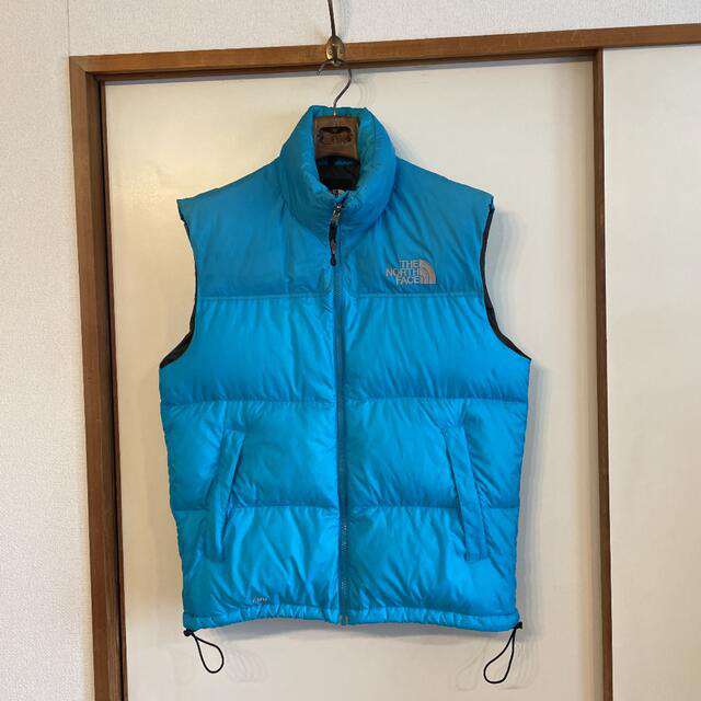 超希少 NORTHFACE ノースフェイス ヌプシ ダウンベスト センターロゴ