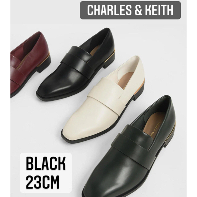 CHARLES & KEITH チャールズアンドキース ローファー ブラック