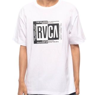 ルーカ(RVCA)の残り1点 メンズ レディース RVCA ルーカ 半袖Tシャツ 半袖 ホワイト(Tシャツ/カットソー(半袖/袖なし))