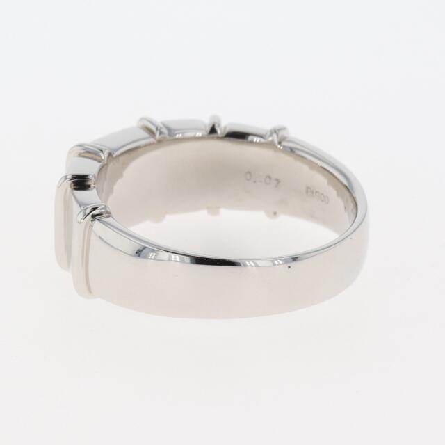 メレダイヤ デザインリング 21.5号 Pt900 【中古】 メンズのアクセサリー(リング(指輪))の商品写真