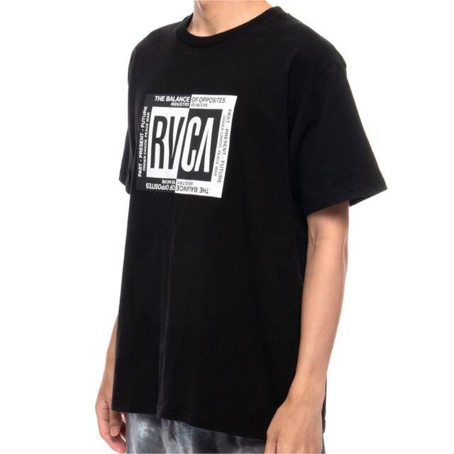 RVCA(ルーカ)の残り1点 メンズ レディース RVCA ルーカ 半袖Tシャツ 半袖 ブラック メンズのトップス(Tシャツ/カットソー(半袖/袖なし))の商品写真