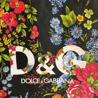 ディーアンドジー(D&G)のD&G ノベルティ　フラワープリントエコバッグ(エコバッグ)