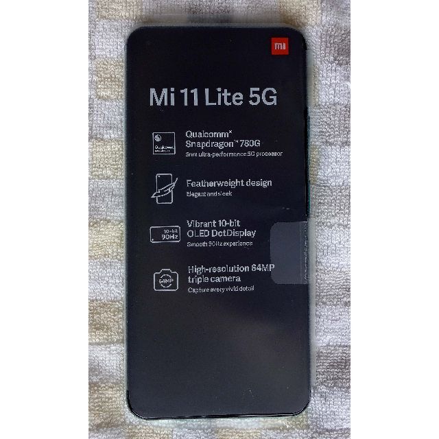 スマートフォン本体Xiaomi Mi 11 Lite 5G 美品  おまけつき