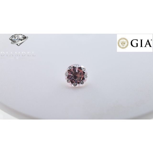 本格派ま! F.P. ピンクダイヤモンドルース/ PINK/ GIA ct. 0.21