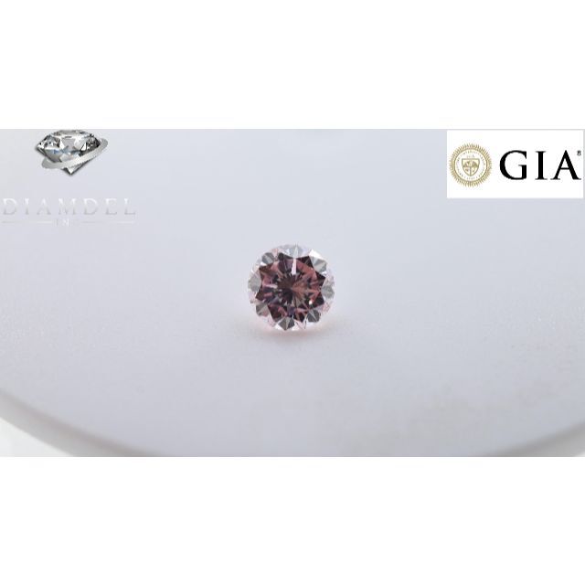 ピンクダイヤモンドルース/ F.P. PINK/ 0.21 ct. GIA