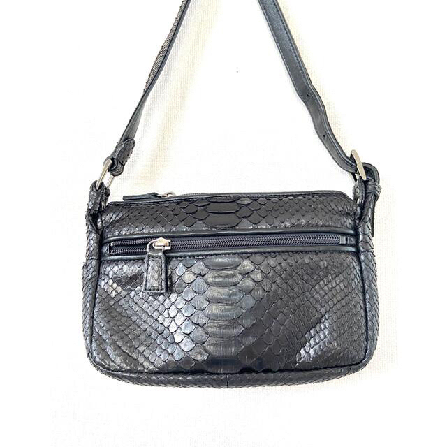 ARUKAN  アルカン　蛇革  ショルダーバッグ  軽い　高級　美品 レディースのバッグ(ショルダーバッグ)の商品写真