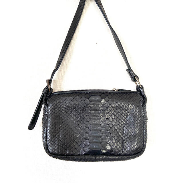 ARUKAN  アルカン　蛇革  ショルダーバッグ  軽い　高級　美品 レディースのバッグ(ショルダーバッグ)の商品写真