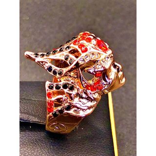 ヴィンテージローズゴールドカラー女神ユニセックスメンズ指輪男性指輪メンズリング(リング(指輪))