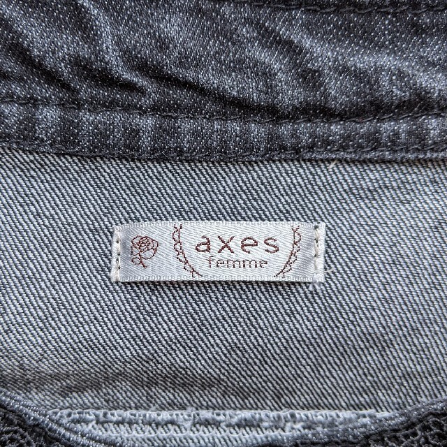 axes femme(アクシーズファム)のaxes femme　デニムジャケット レディースのジャケット/アウター(Gジャン/デニムジャケット)の商品写真