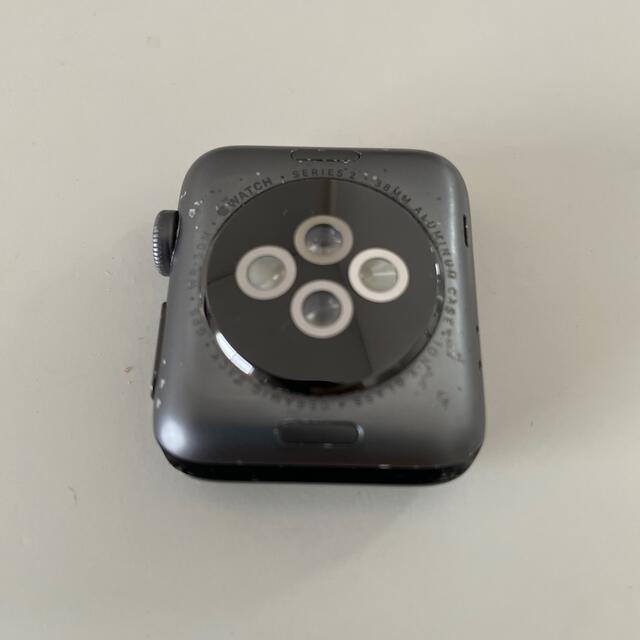 アップル Apple Watch2 38mm アルミ ブラックウーブンナイロン スマホ/家電/カメラのスマートフォン/携帯電話(その他)の商品写真