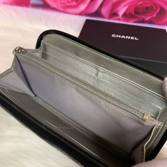 CHANEL(シャネル)の専用＊CHANEL シャネル カメリア ラウンドジップ 長財布 レディースのファッション小物(財布)の商品写真