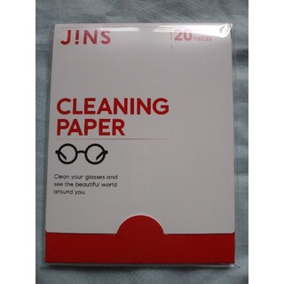 ジンズ(JINS)の超極細繊維クリーナー　JINS 20枚入り　クリーニングペーパー(日用品/生活雑貨)