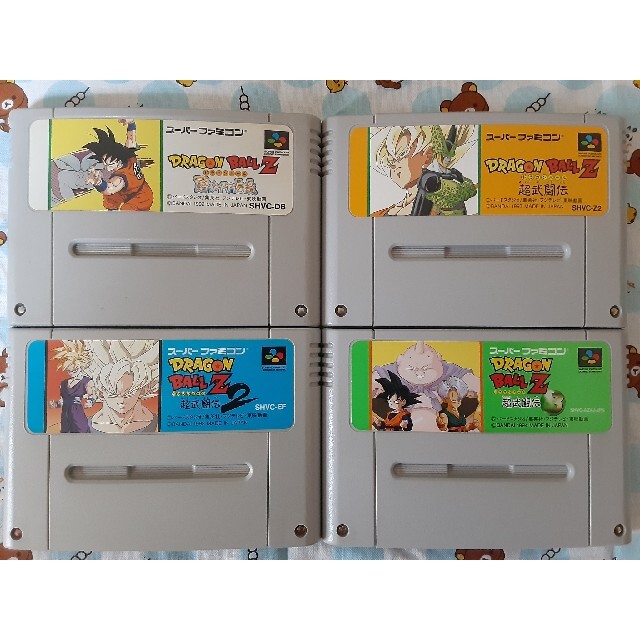 ドラゴンボールZ スーパーファミコンソフト 4本セット-