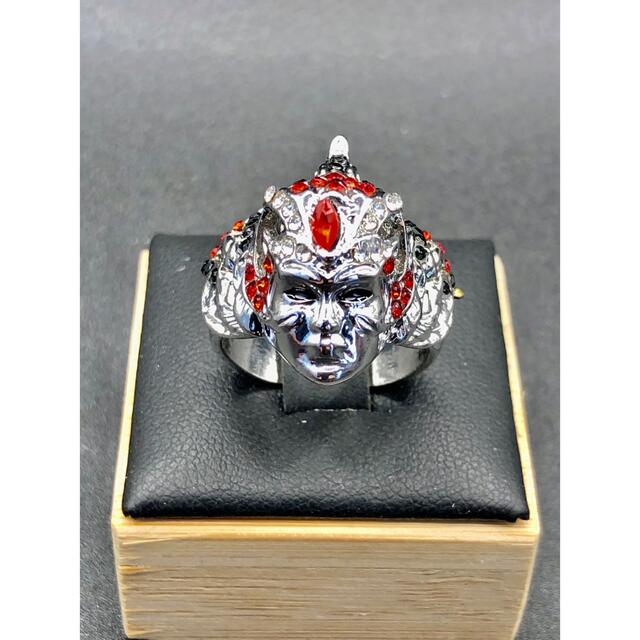ヴィンテージシルバーカラー女神ユニセックスメンズ指輪男性指輪メンズリング メンズのアクセサリー(リング(指輪))の商品写真