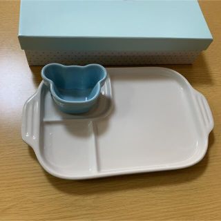 ルクルーゼ(LE CREUSET)のル・クルーゼ ベビー キッズ プレート &ラムカン(プレート/茶碗)