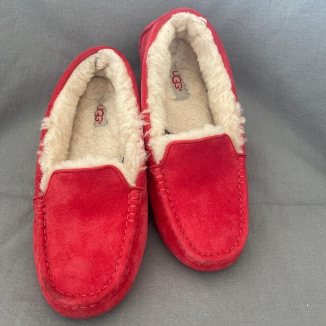 UGG モカシン　RED 24cm