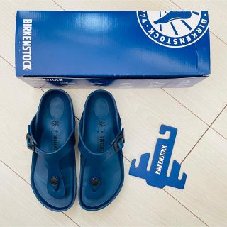 ビルケンシュトック(BIRKENSTOCK)の新品 ビルケンシュトック 32  20.5cm ネイビー トング サンダル(サンダル)