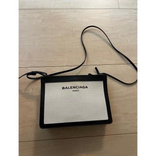 バレンシアガ(Balenciaga)のバレンシアガ　キャンバスポシェットクラッチ　ショルダーバッグ(ショルダーバッグ)