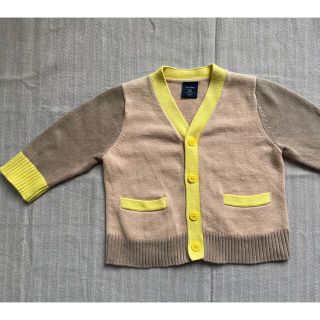 ベビーギャップ(babyGAP)のGAP 配色カーディガン　70cm(カーディガン/ボレロ)