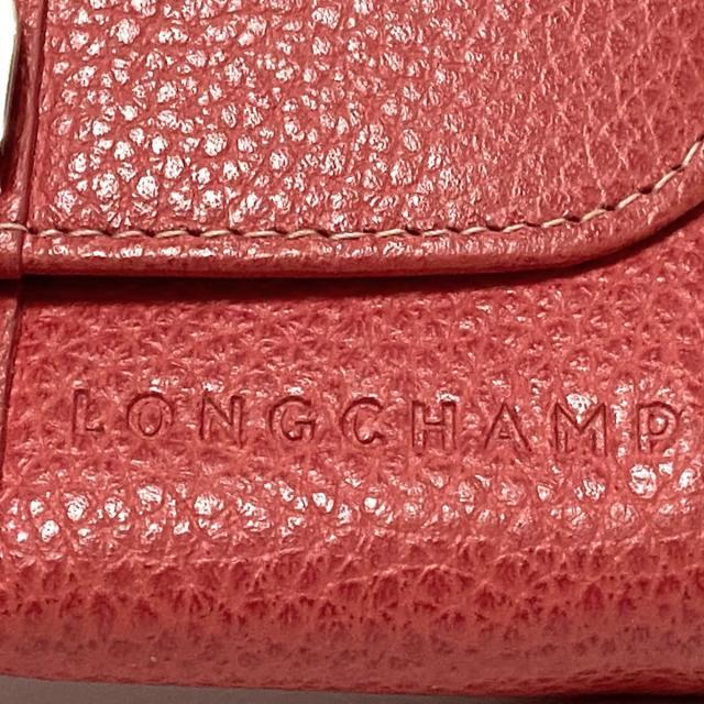 LONGCHAMP(ロンシャン)のロンシャン 名刺入れ美品  - オレンジ レディースのファッション小物(名刺入れ/定期入れ)の商品写真