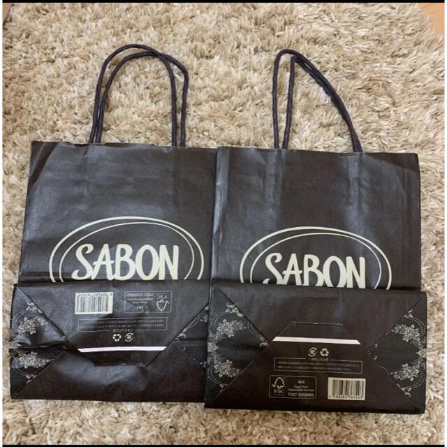 SABON(サボン)のサボン　SABON 袋　紙袋 レディースのバッグ(ショップ袋)の商品写真