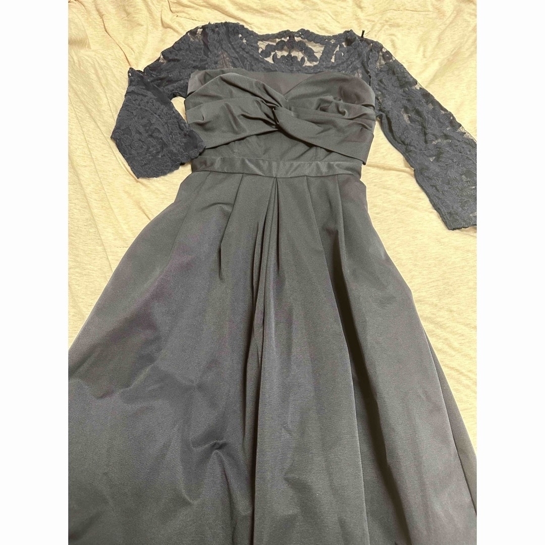 LagunaMoon(ラグナムーン)のベア　ガウチョ　lady ルーズ ビスチェ　フォーマル　ツイスト　クロス　ドレス レディースのフォーマル/ドレス(その他ドレス)の商品写真