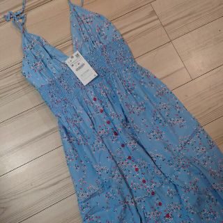 ザラ(ZARA)のZARA 新品　キャミワンピース　Ｍ(ロングワンピース/マキシワンピース)